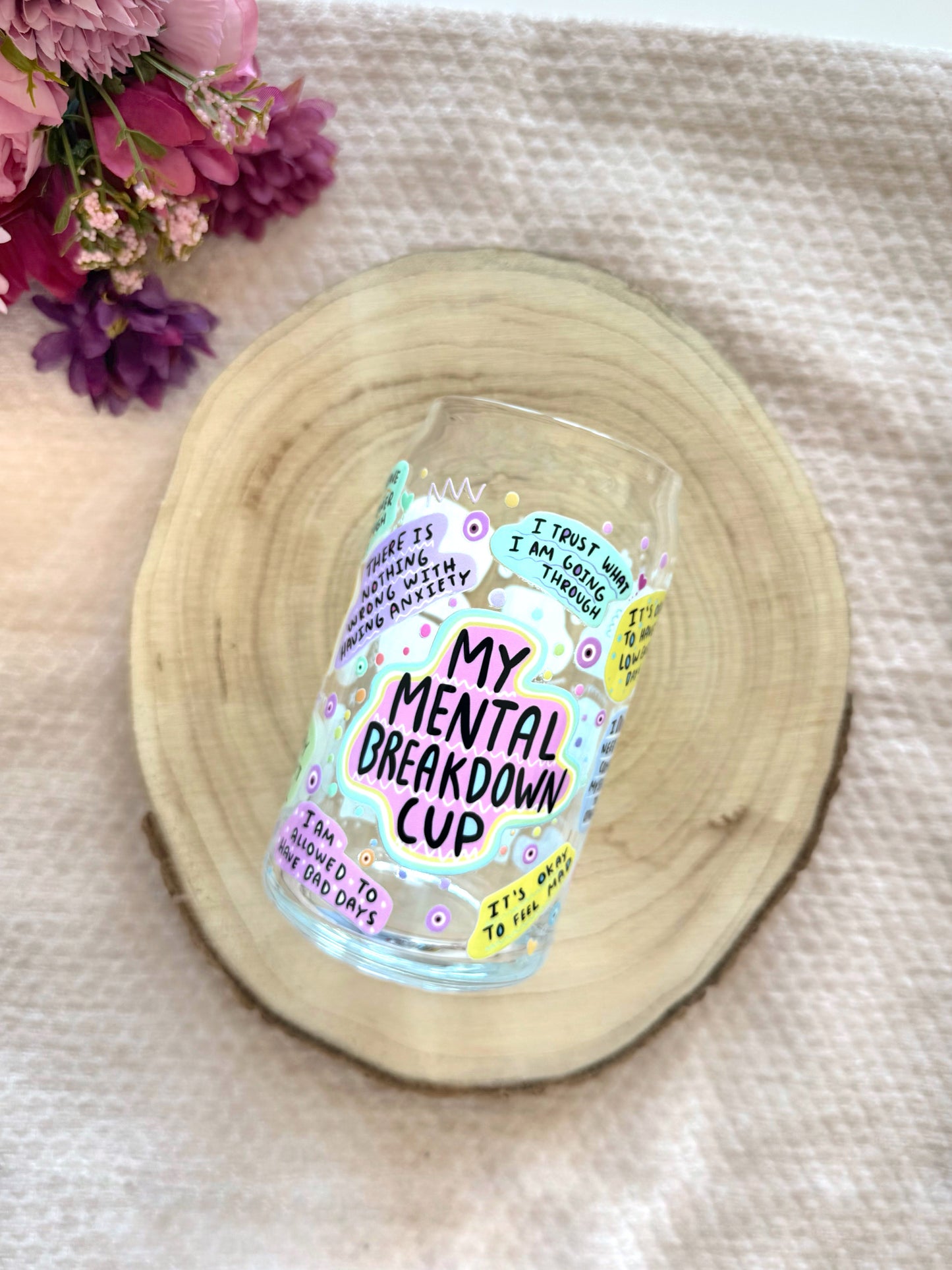 Sklenička - My mental breakdown cup