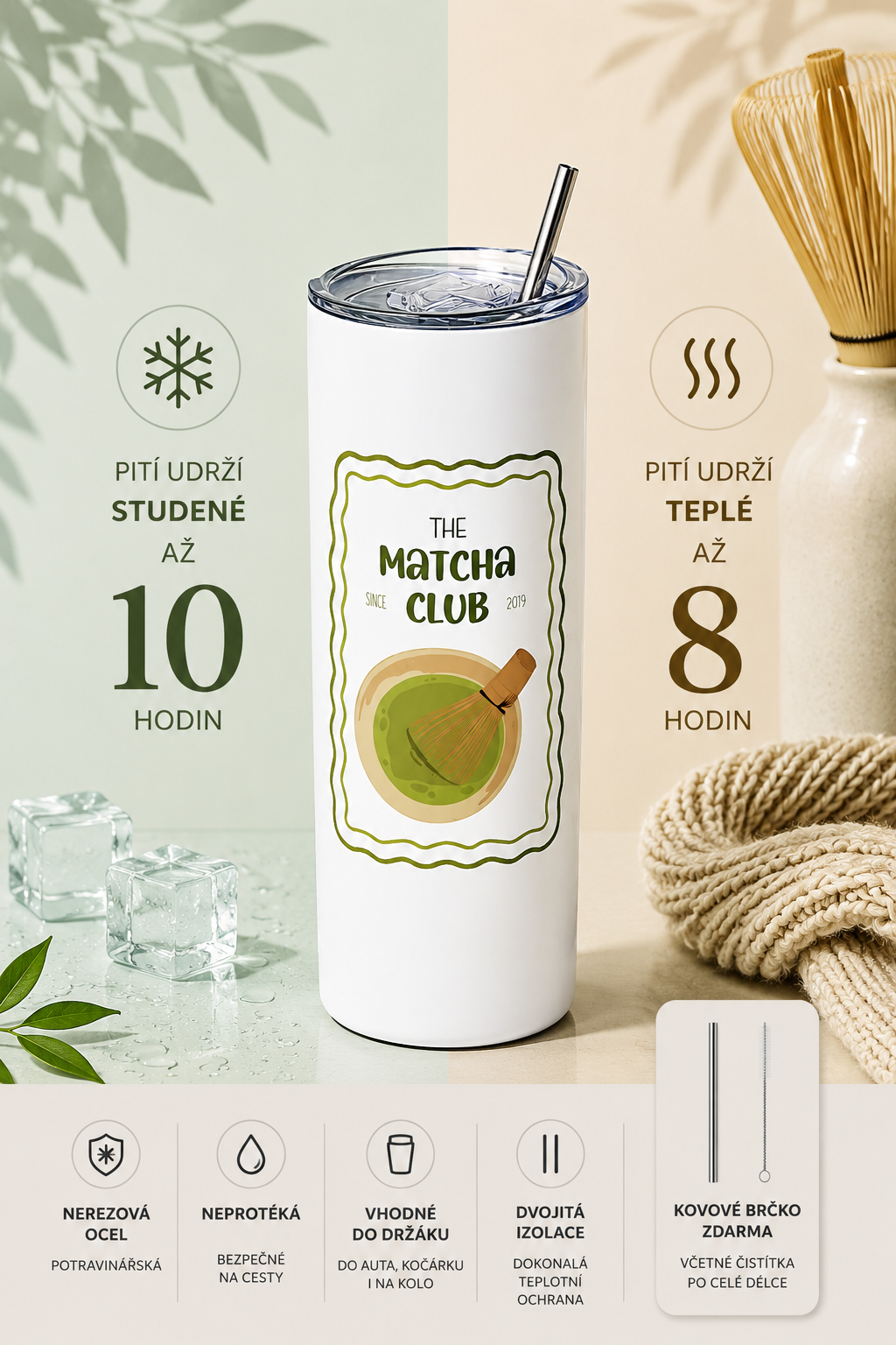 Termo kelímek - THE MATCHA CLUB