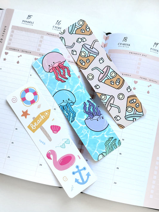 Set 3 záložek - Summer