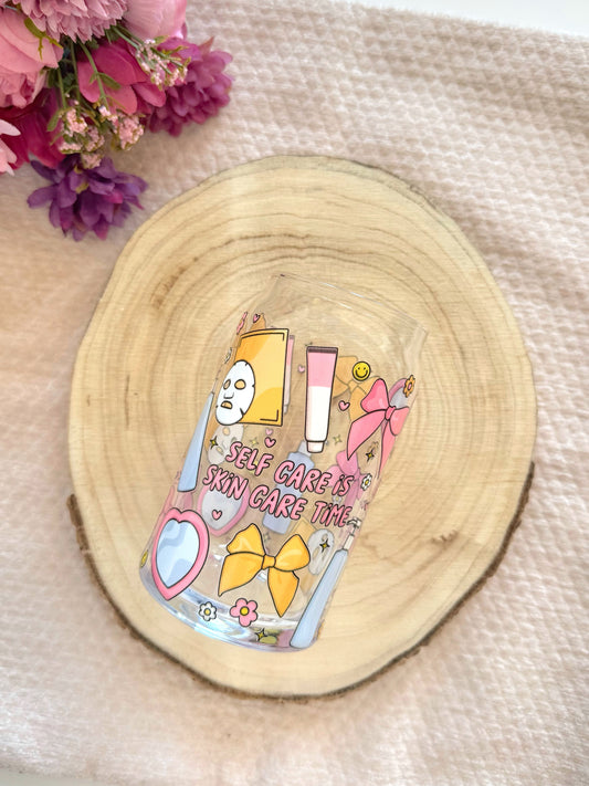 Sklenička - SELF CARE IS SKIN CARE TIME