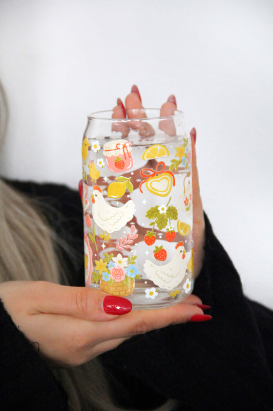 Sklenička - Chickens