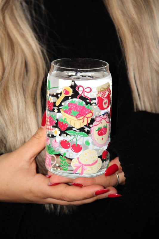 Sklenička - Strawberries