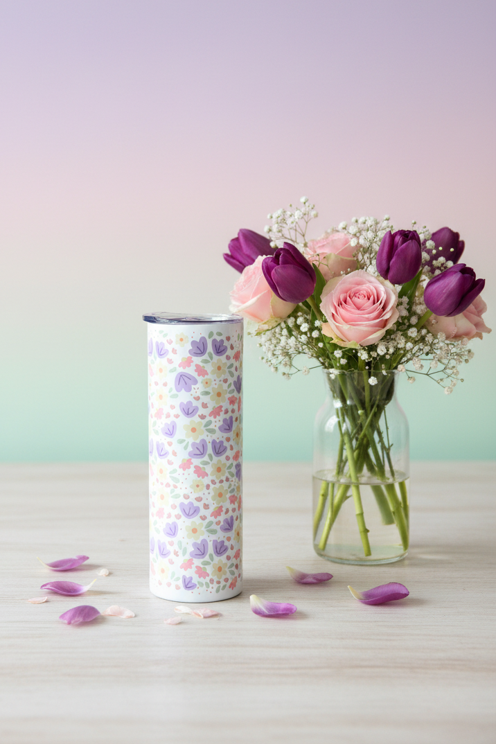 Termo kelímek - Delicate flowers