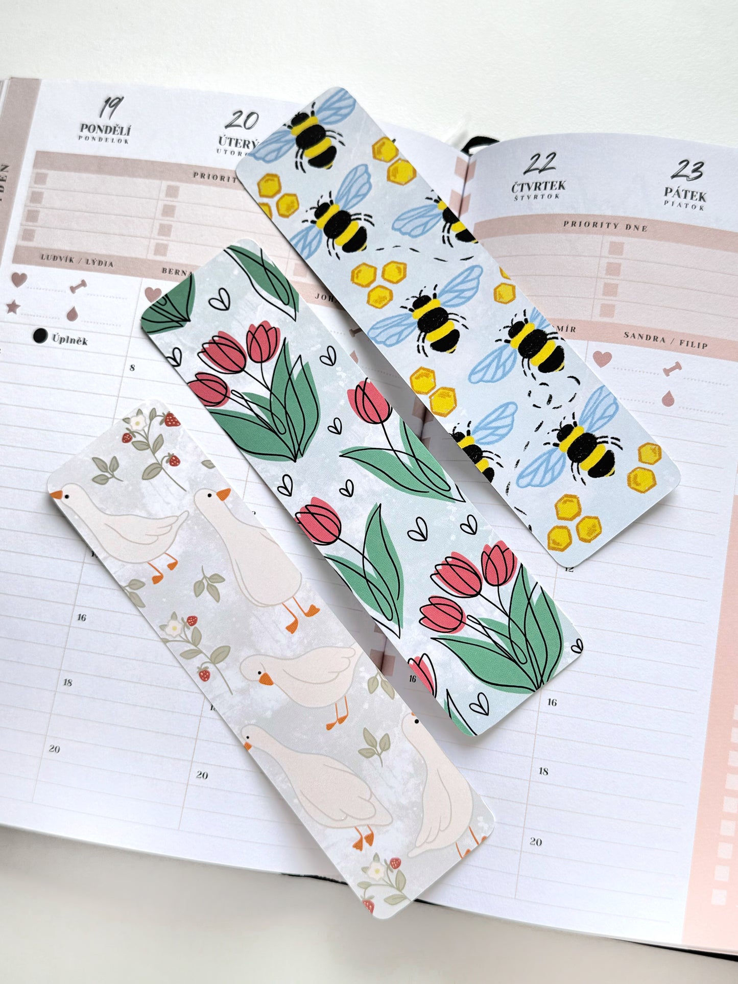 Set 3 záložek - Spring