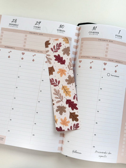 Záložka - Fall leaves