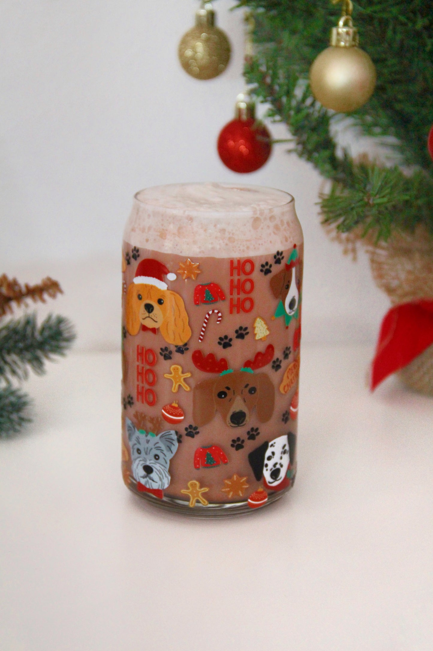 Sklenička - Merry pawmas