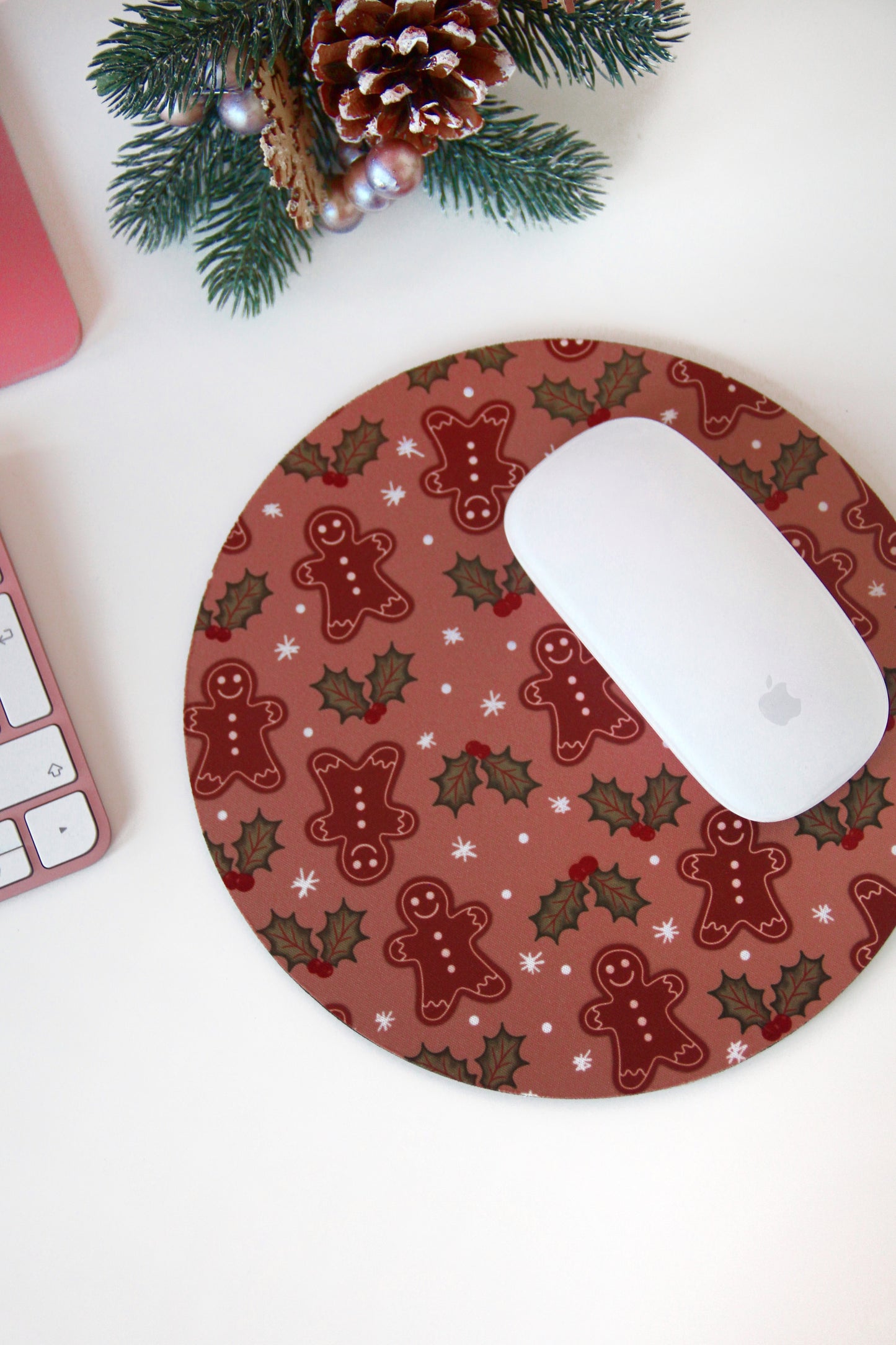 Podložka pod myš kulatá - Gingerbreads