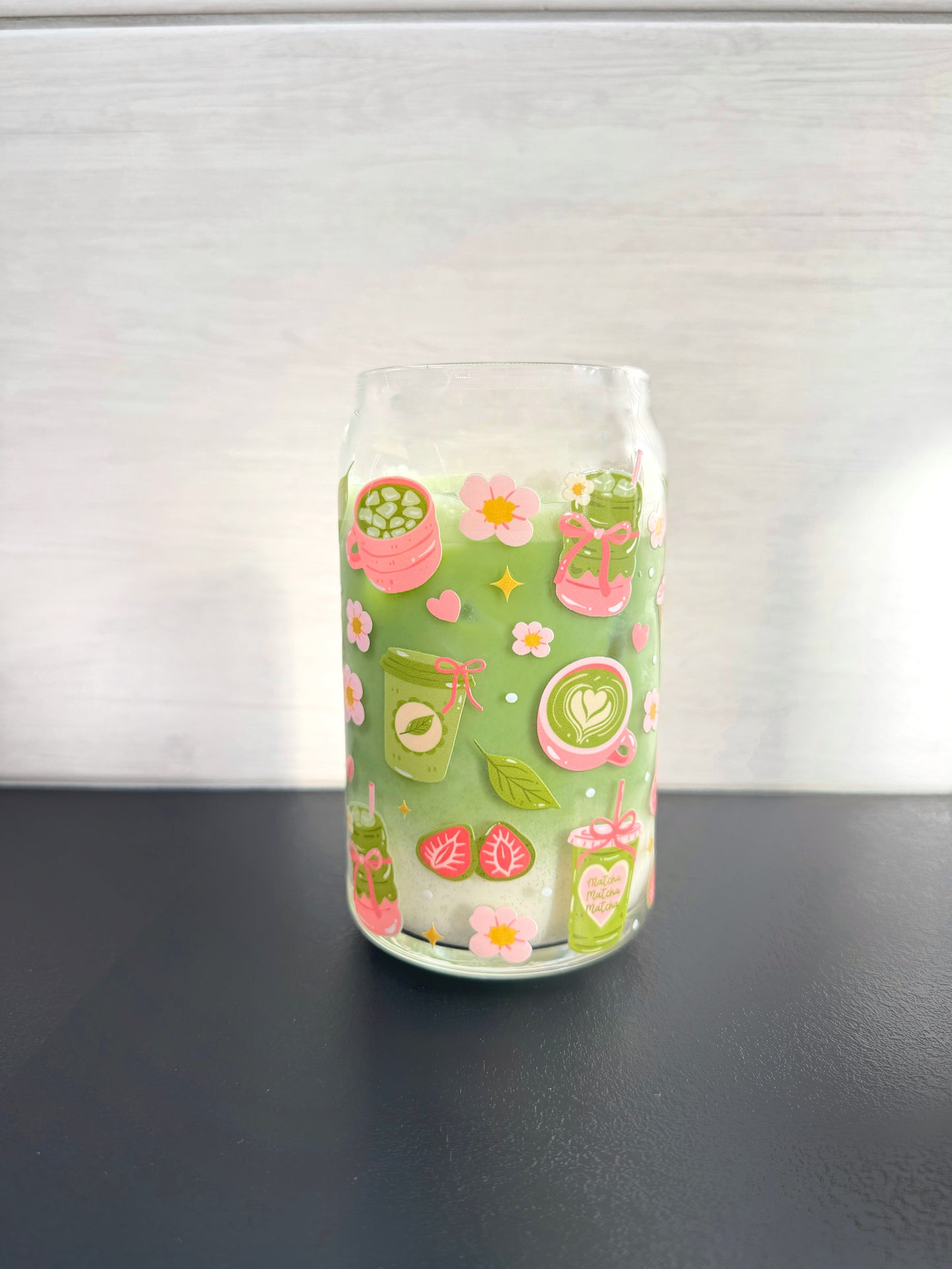 Sklenička - Matcha