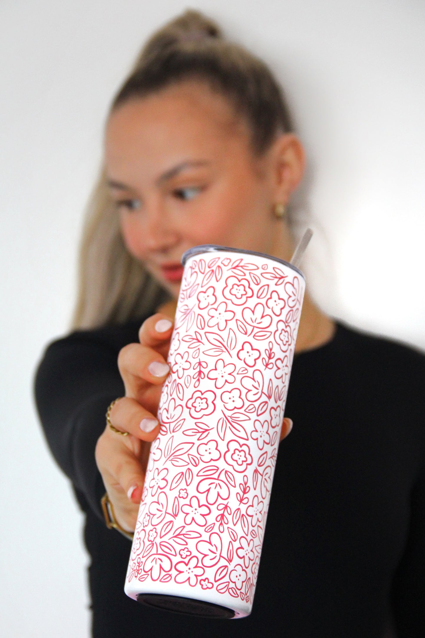 Termo kelímek - Aesthetic flowers