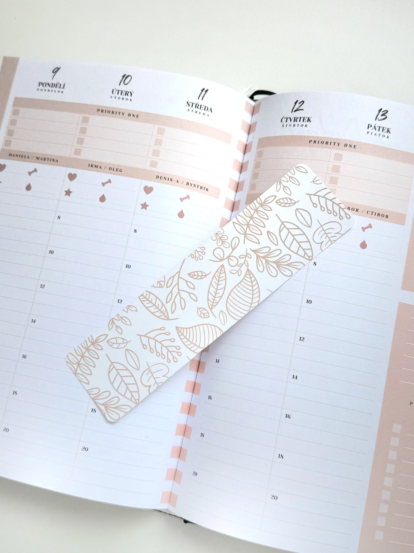 Záložka - Aesthetic leaves