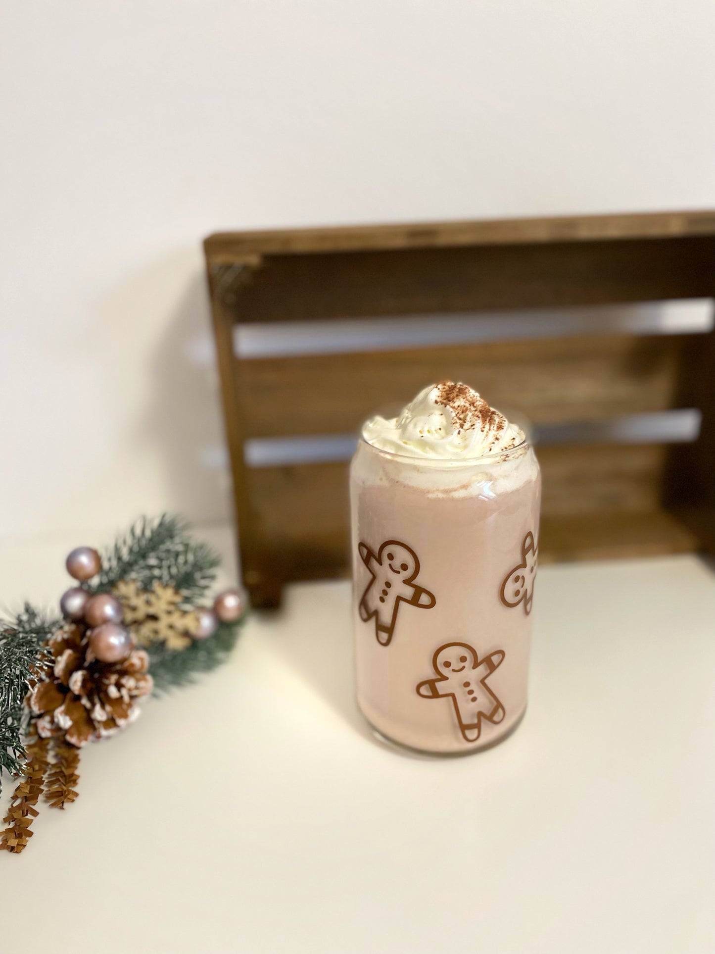 Sklenička - Brown gingerbreads