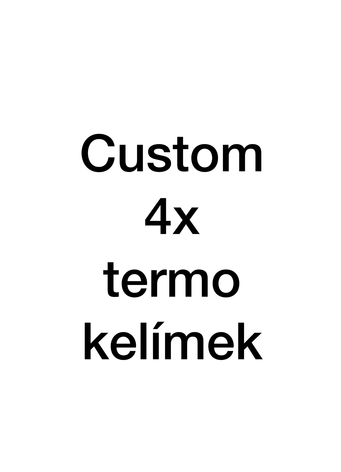 Custom termo kelímky