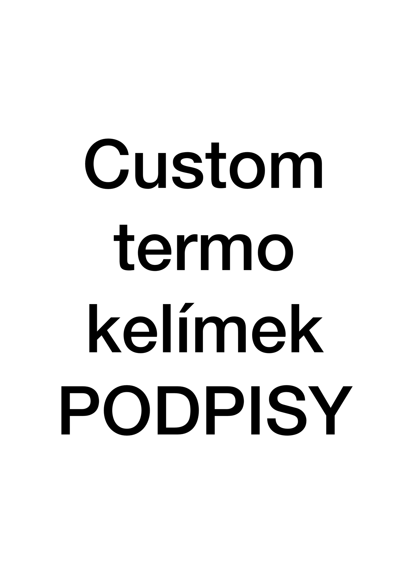 Termo kelímek - Custom