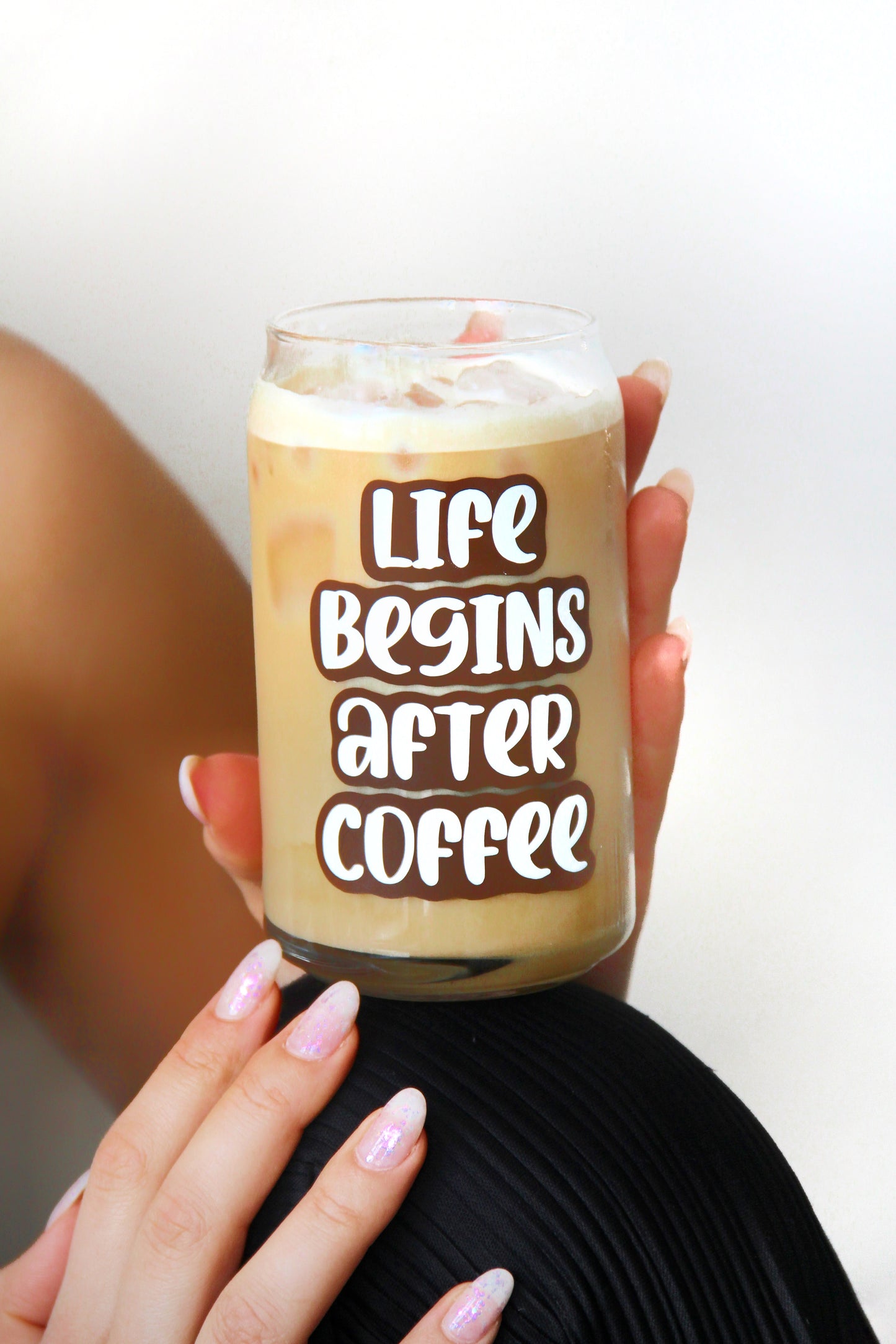 Sklenička - LIFE BEGINS AFTER COFFEE