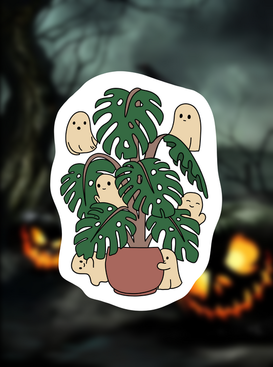 Ghosts with plant