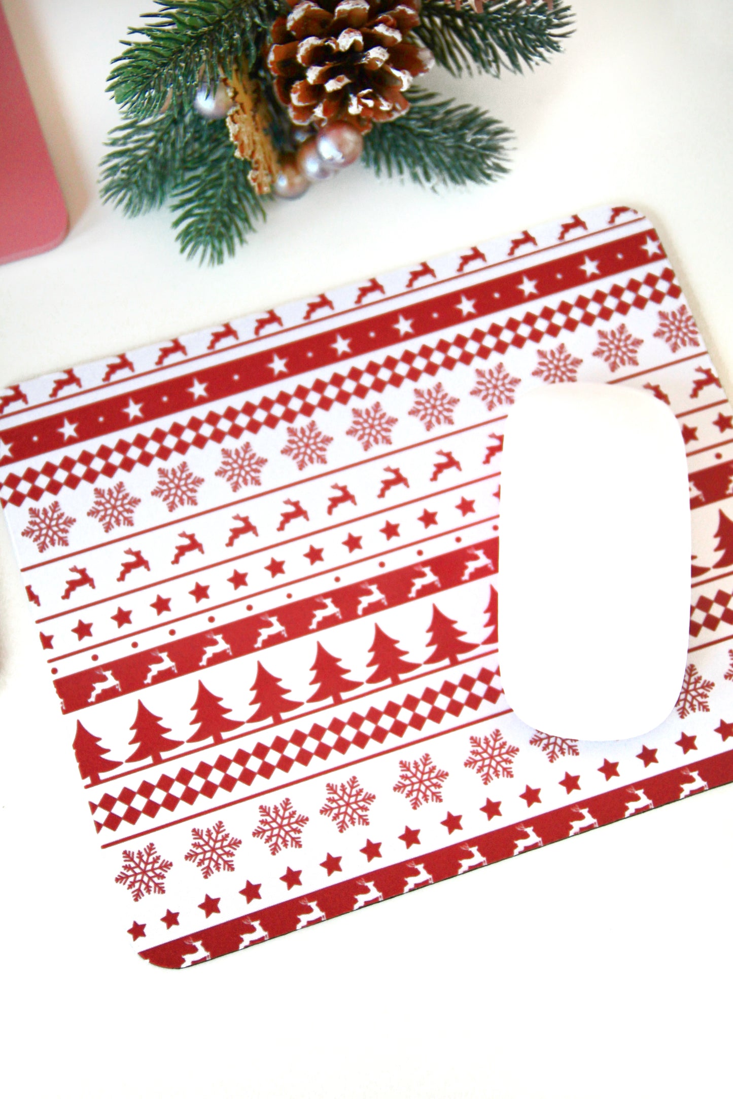 Podložka pod myš - Red wrapping paper