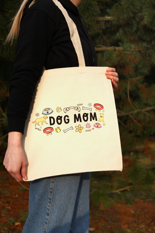 Plátěná taška - DOG MOM