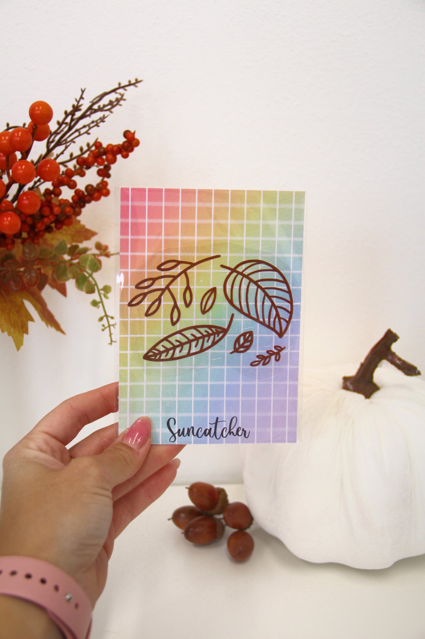 Suncatcher - Aesthetic leaves