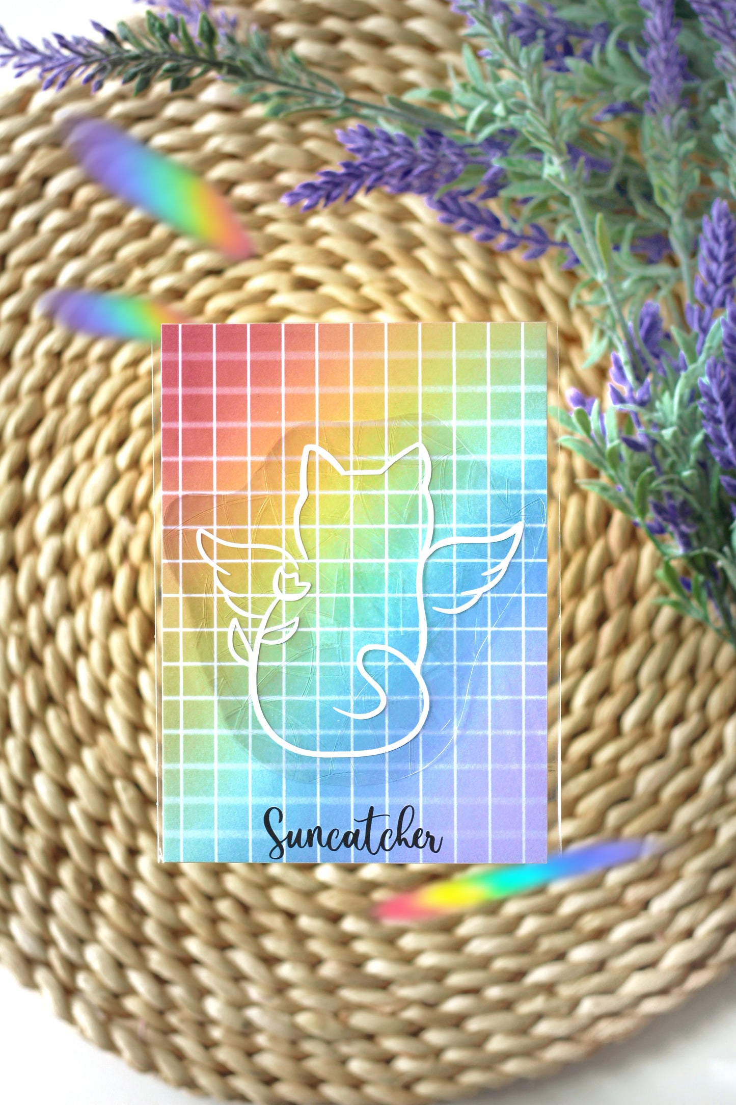 Suncatcher - Angel cat