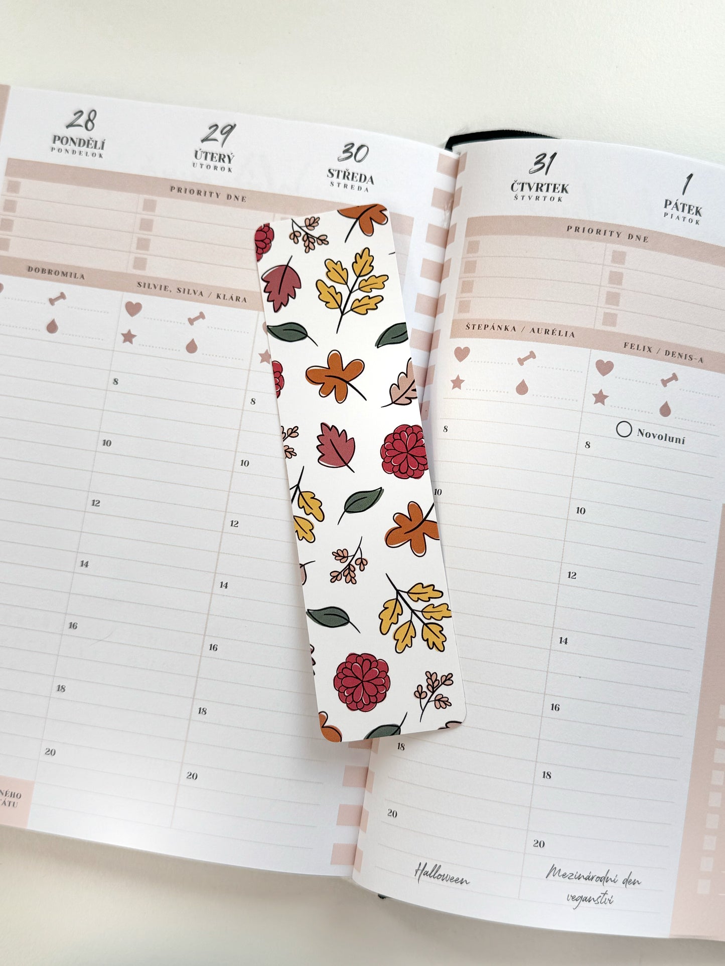 Záložka - Colorful leaves