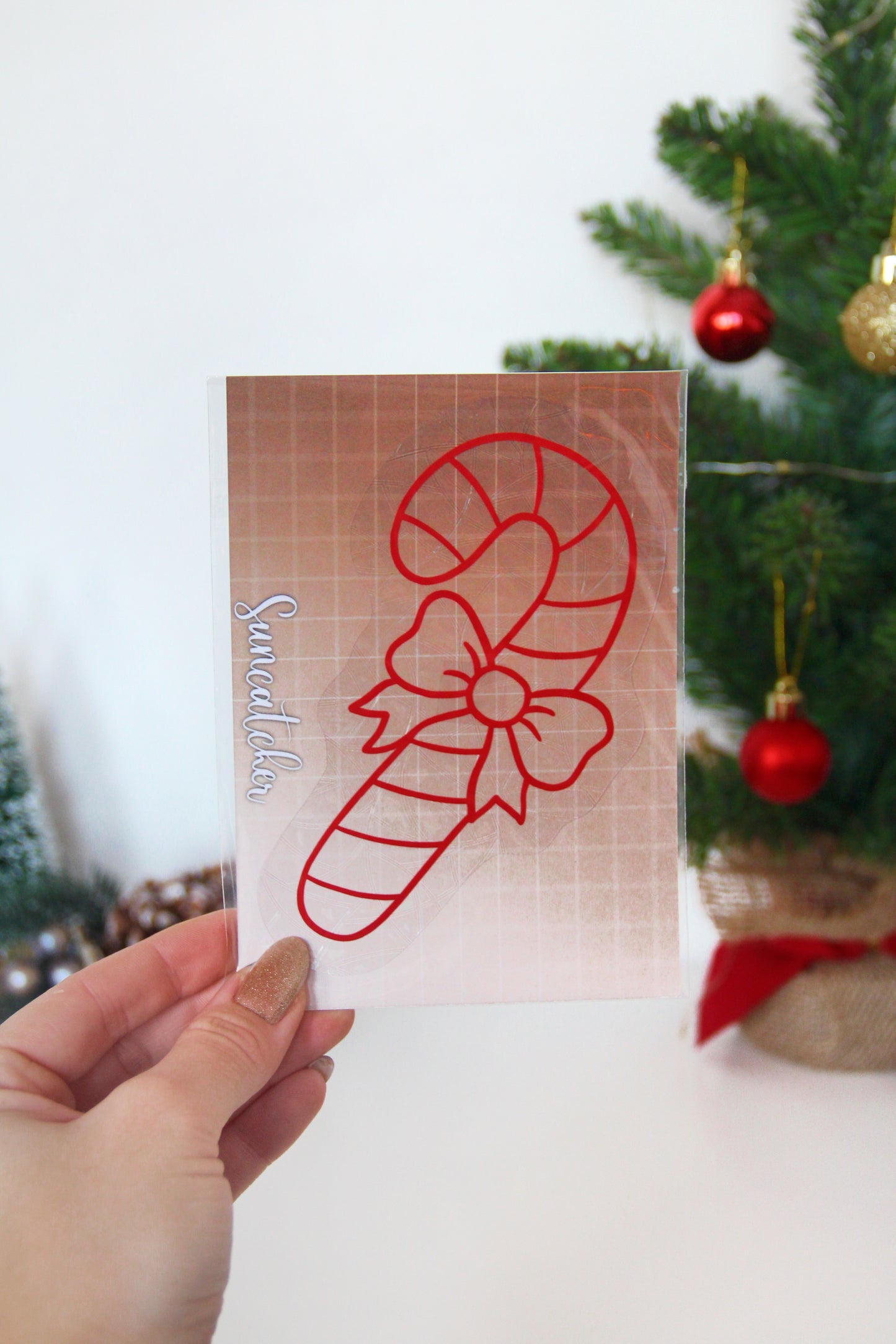 Suncatcher - Candy cane