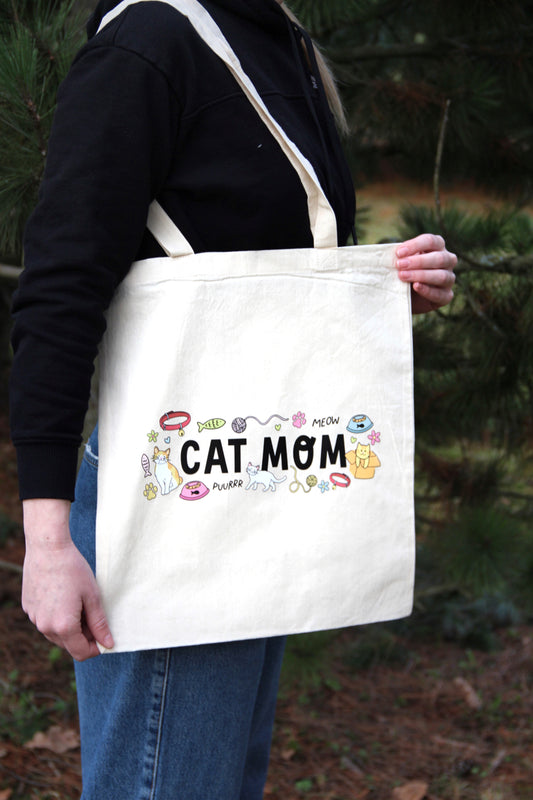 Plátěná taška - CAT MOM