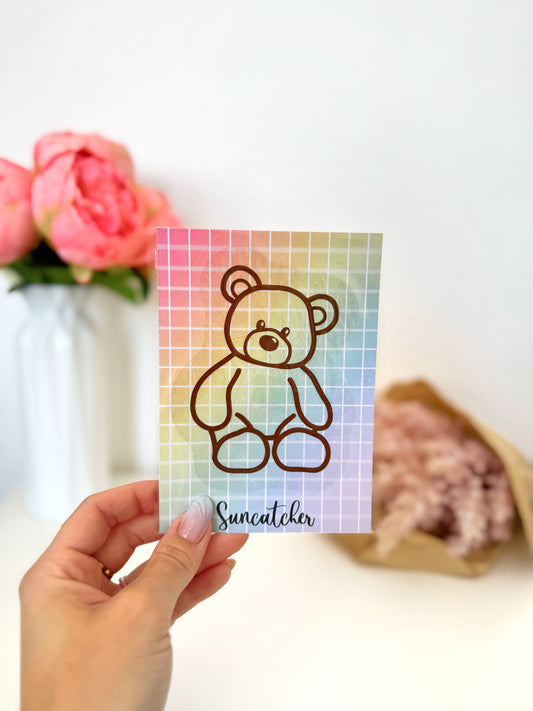 Suncatcher - Teddy bear