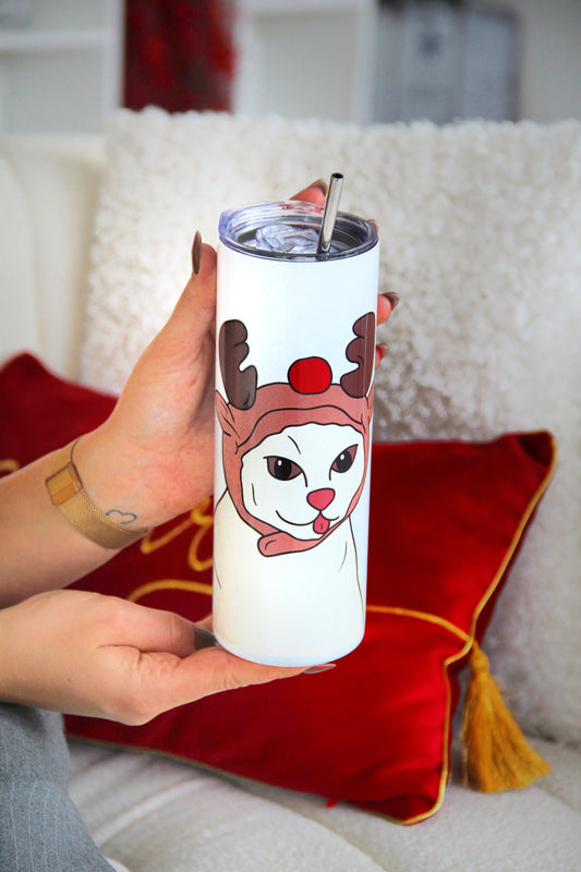 Termo kelímek - Christmas cat