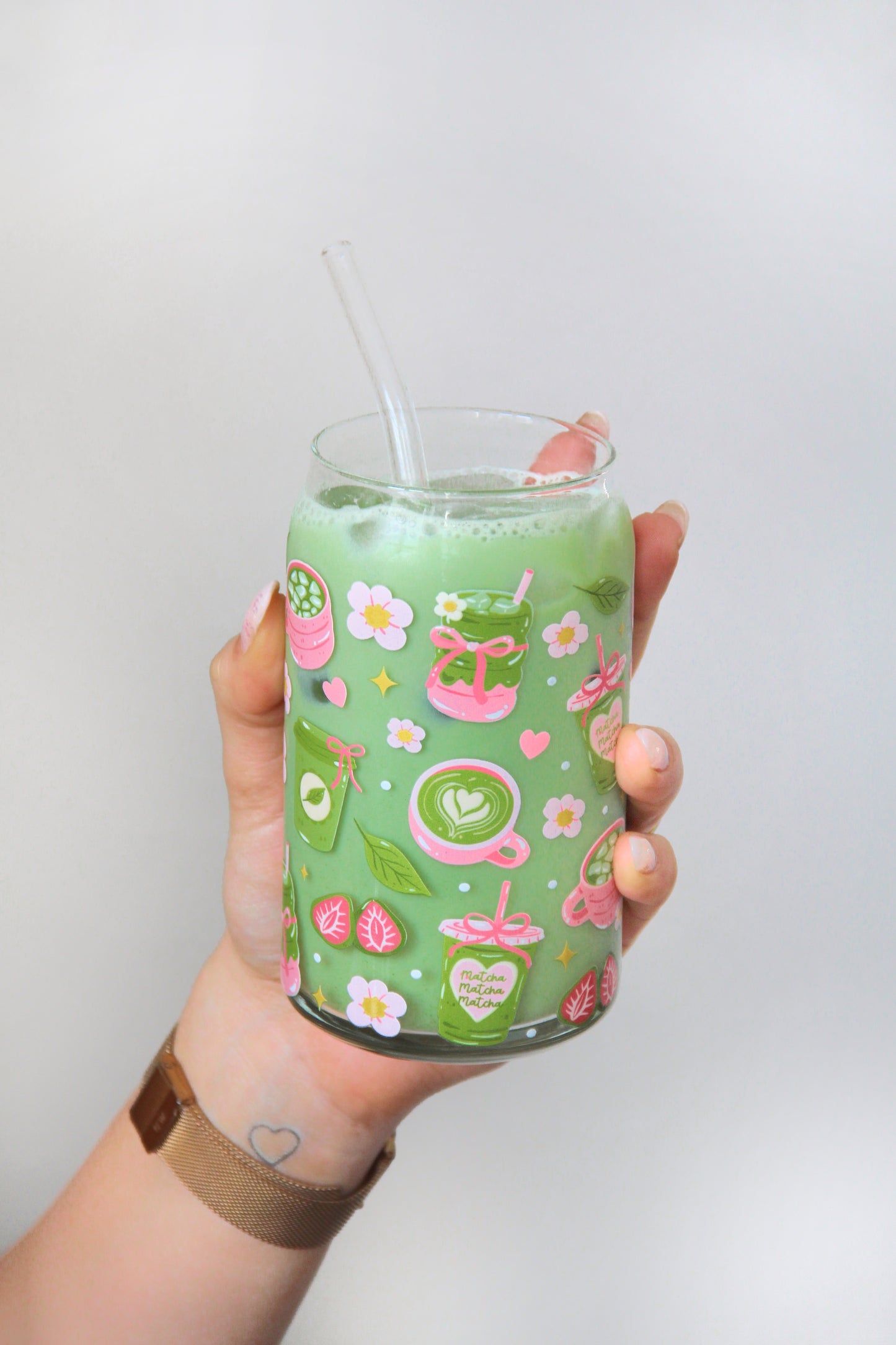 Sklenička - Matcha