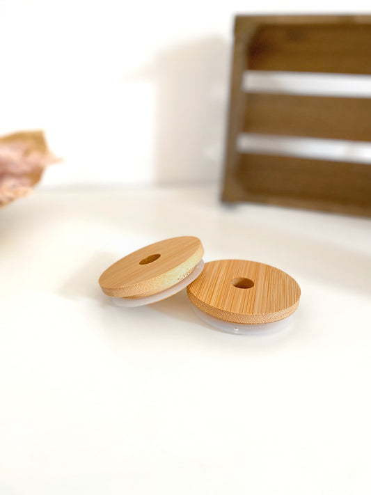 Bambusové víčko na skleničku