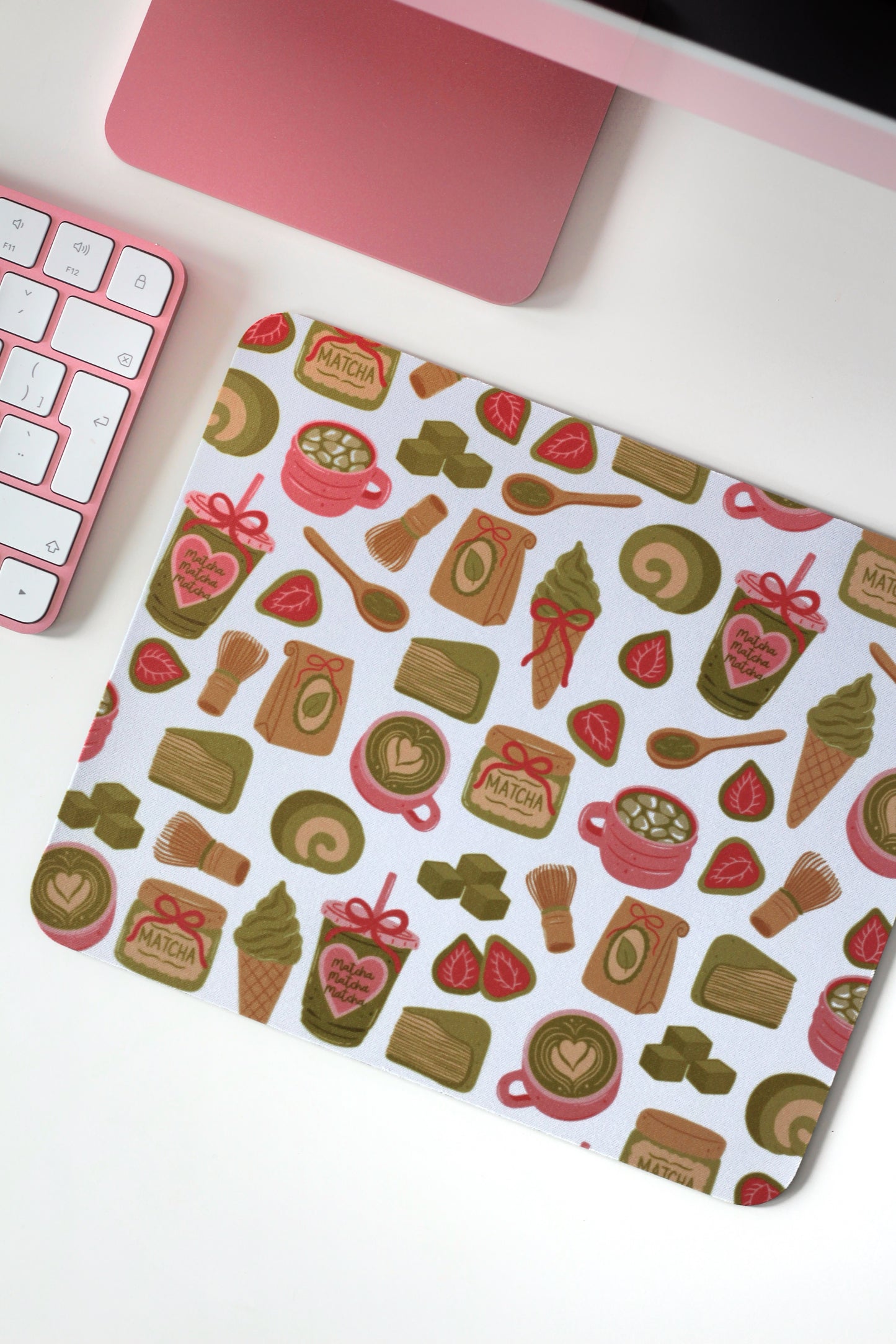 Podložka pod myš - Strawberry matcha