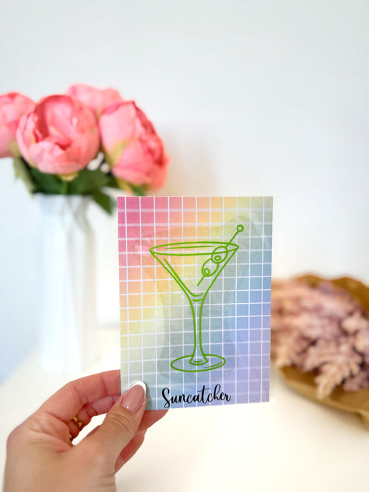 Suncatcher - Drink with olives