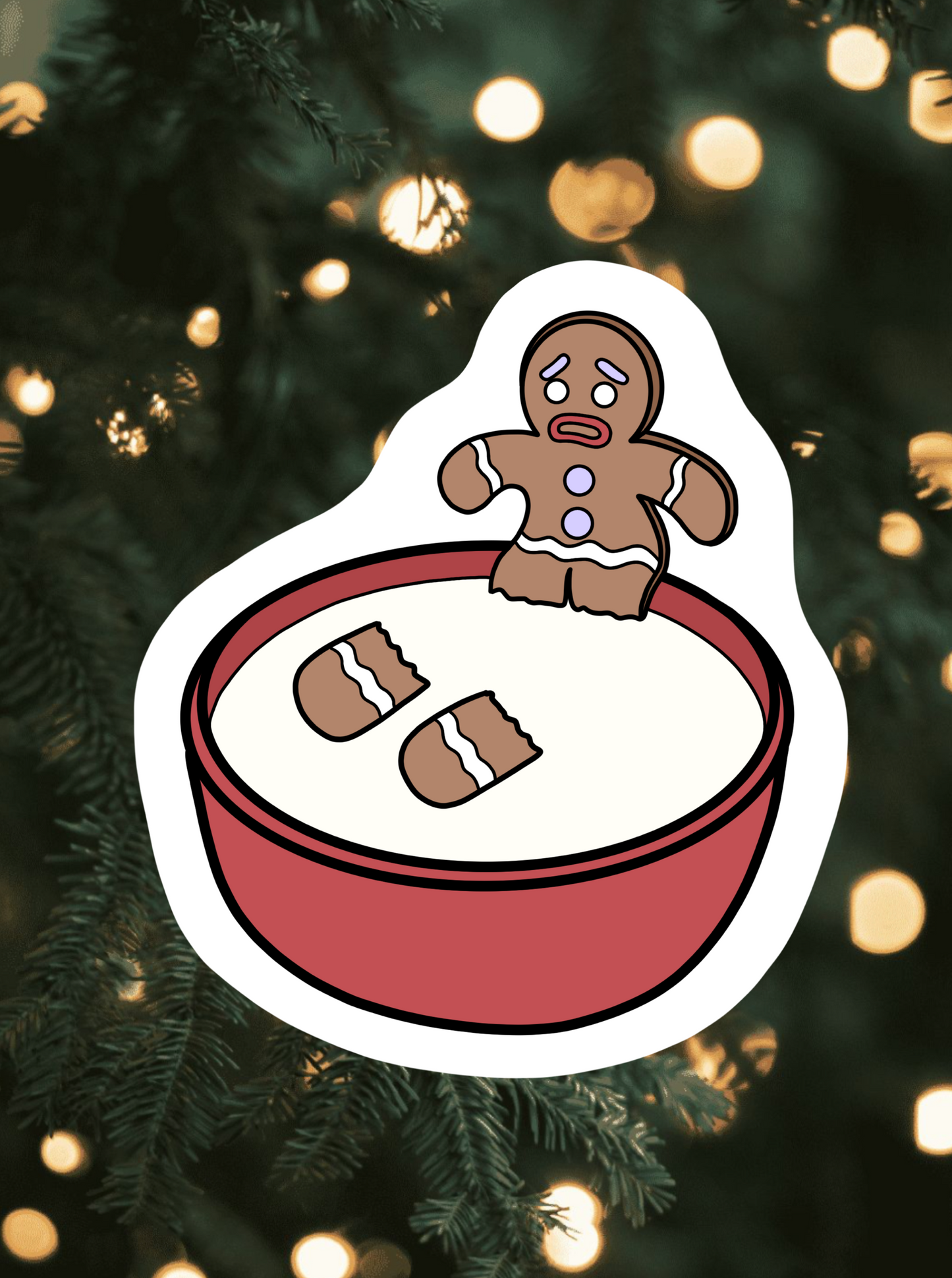 Gingerbread with milk