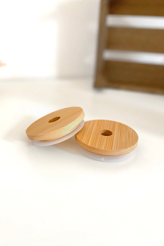 Bambusové víčko na skleničku