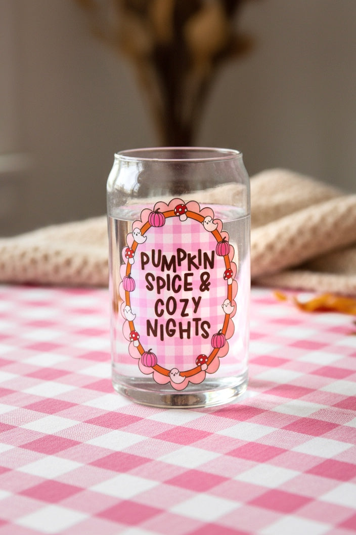 Sklenička - Pumpkin spice & cozy nights