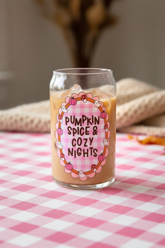 Sklenička - Pumpkin spice & cozy nights
