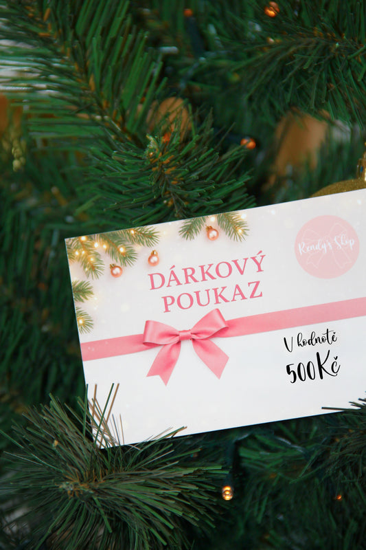 DÁRKOVÁ KARTA 500Kč