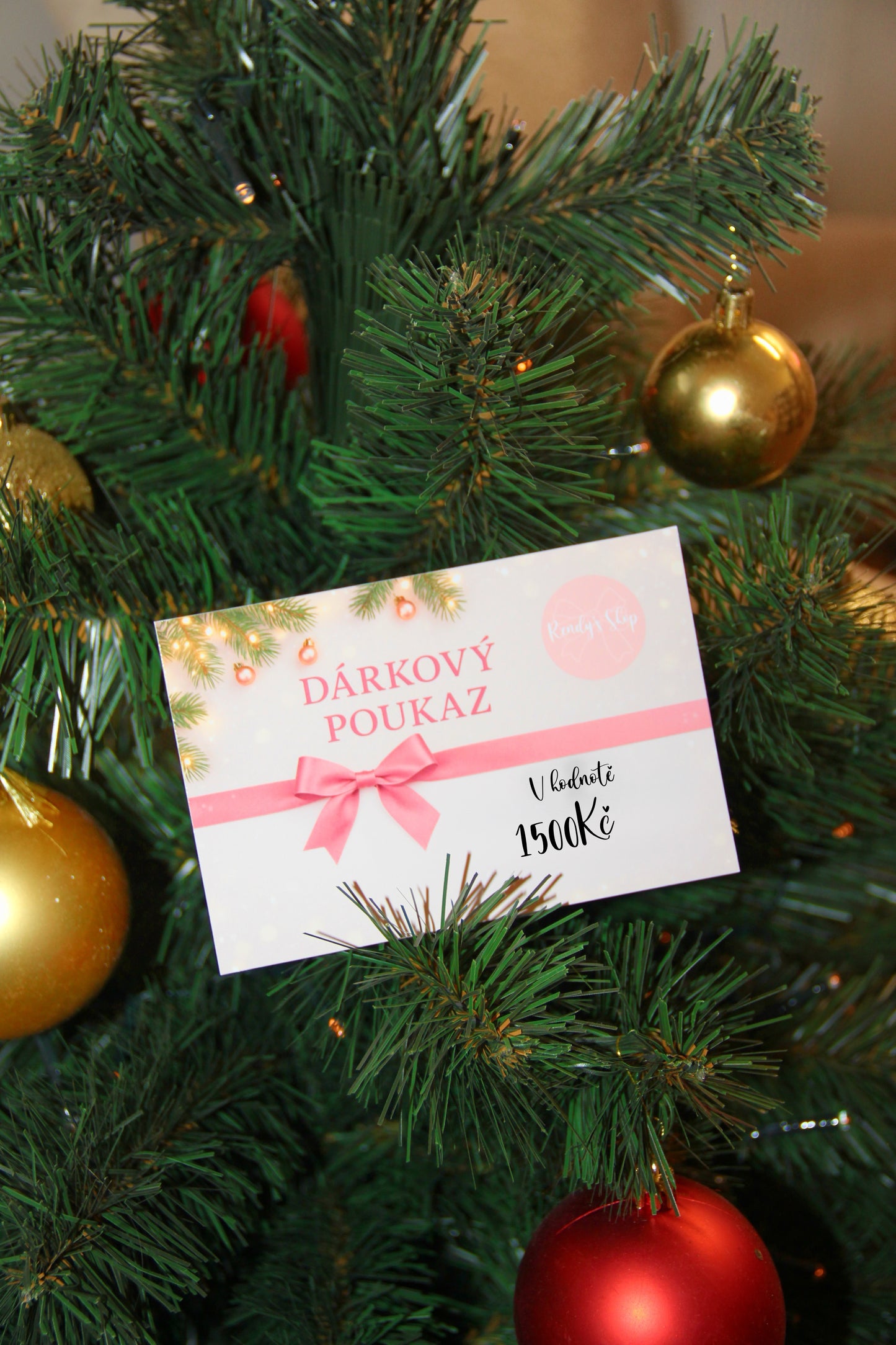 DÁRKOVÁ KARTA 1500Kč