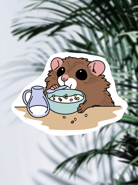 Breakfast hamster